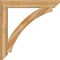 Ekena Millwork Thorton Slat Rough Sawn Bracket, Western Red Cedar, 6"W x 48"D x 48"H BKT06X48X48THR06RWR - alternate 2